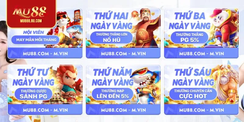 Khuyến mãi hấp dẫn khi đăng ký MU88