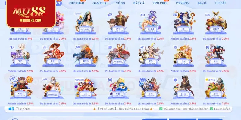 Sảnh game nên thử sau khi đăng ký thành công