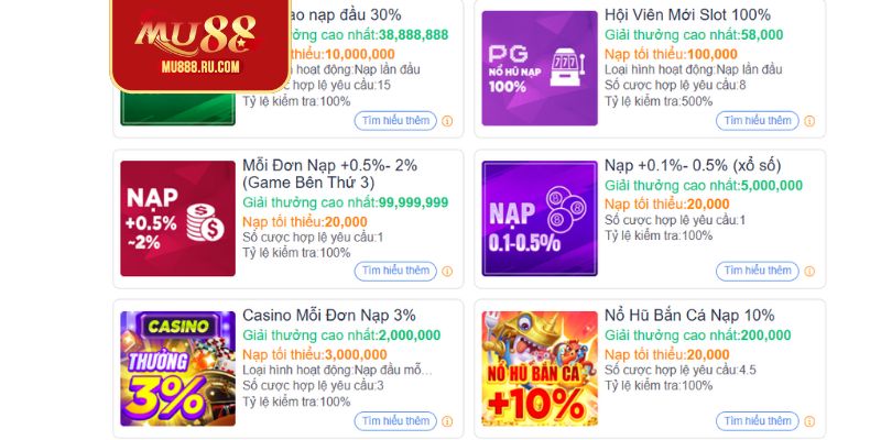 Ưu đãi hoàn 100% khi tiến hành nạp lần đầu