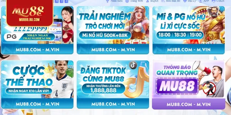 Ưu điểm khuyến mãi MU88